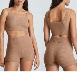 Everlane Cozy Stretch Tank NWT Camel Size Medium